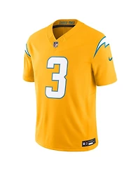 Nike Men's Derwin James Jr. Gold Los Angeles Chargers Alternate Charger Power Vapor F.u.s.e. Limited Jersey