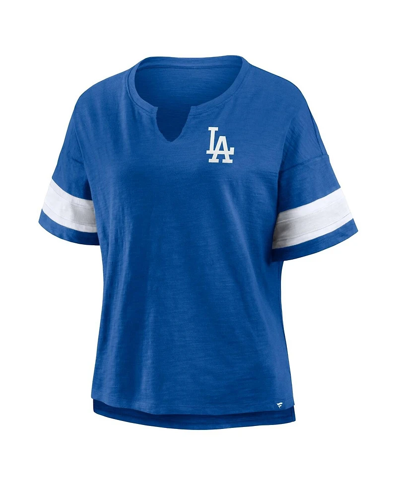 Fanatics Women's Royal Los Angeles Dodgers Curl Route T-Shirt