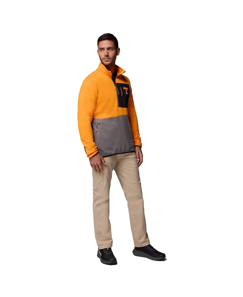 Columbia Men's Tennessee Orange/Gray Volunteers Hike Omni-Wick Half-Zip Pullover Sweatshirt