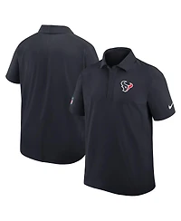 Nike Men's Navy Houston Texans Sideline City Pride Woven Performance Polo Shirt