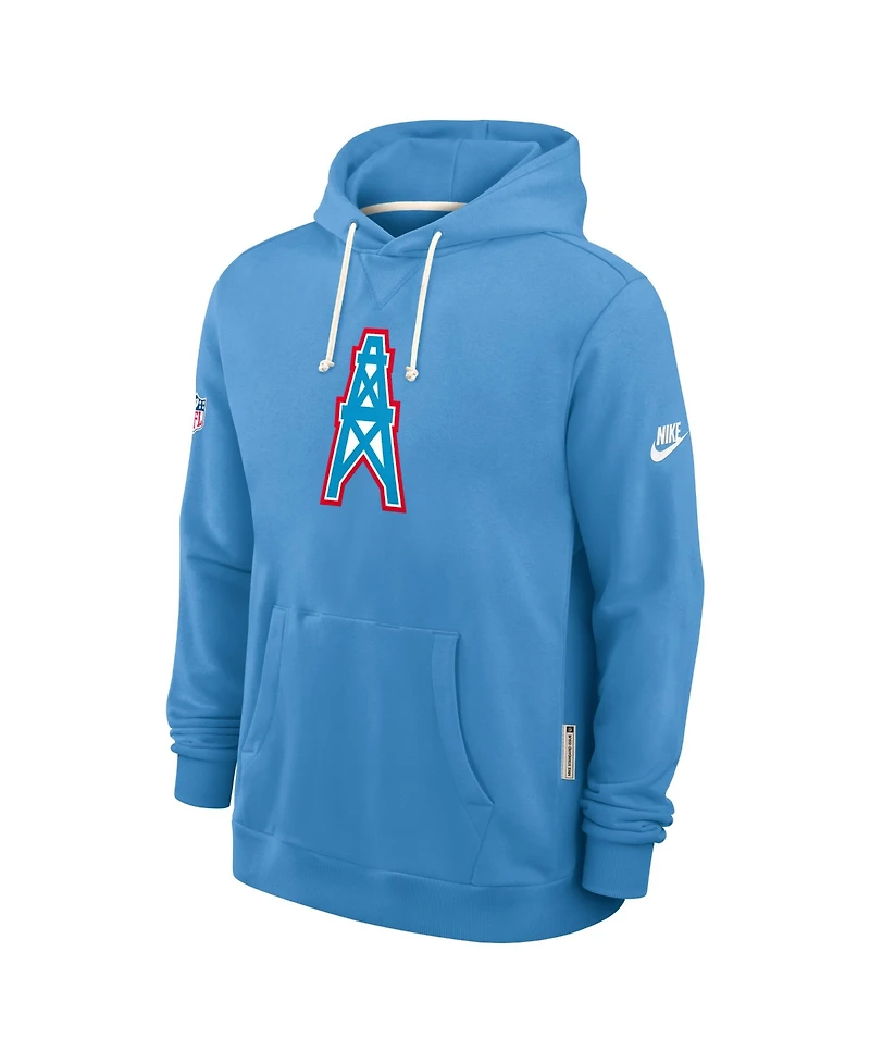 Nike Men's Light Blue Tennessee Titans Sideline Standard Issue Alt 2 Dri-fit Hoodie