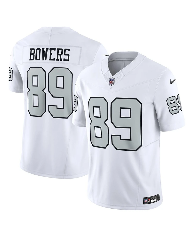 Nike Men's Brock Bowers White Las Vegas Raiders Alternate Vapor F.u.s.e. Limited Jersey