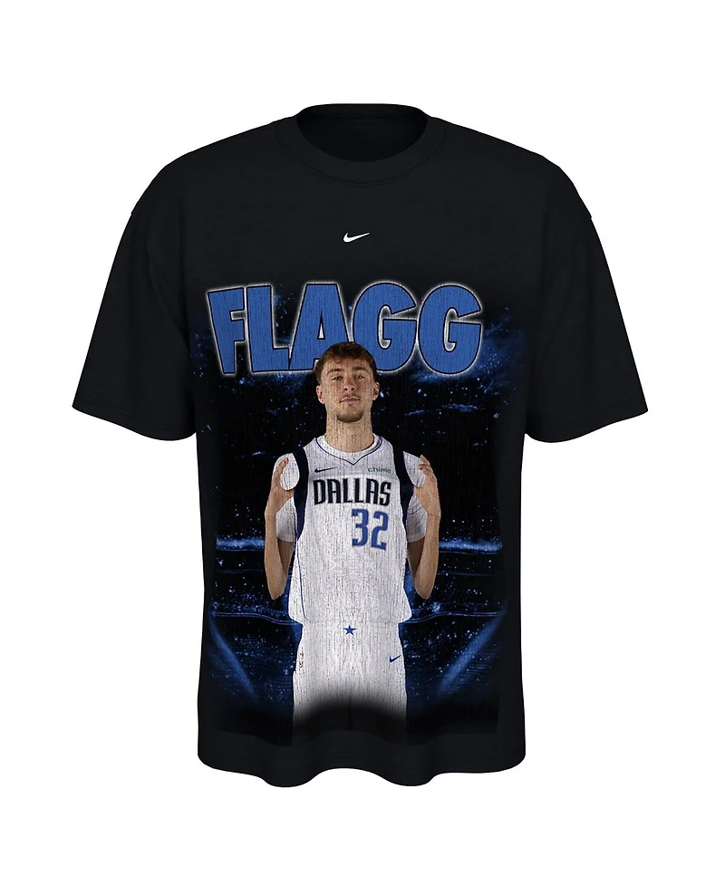 Nike Men's and Women's Cooper Flagg Black Dallas Mavericks New Faces x Places T-Shirt
