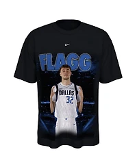 Nike Men's and Women's Cooper Flagg Black Dallas Mavericks New Faces x Places T-Shirt