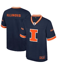 Colosseum Men's Navy Illinois Fighting Illini Nothing but the Hits Football Jersey