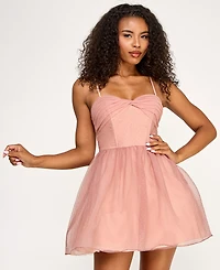 Seni & Cade Juniors' Organza Corset Party Dress