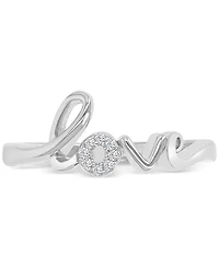 Macy's Cubic Zirconia Ring Sterling Silver
