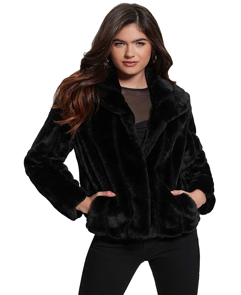 Guess Women's Sophy Faux-Fur Jacket