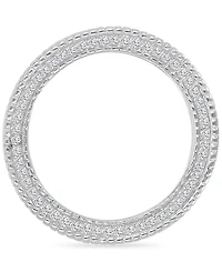 Macy's Milgrain Cubic Zirconia Ring Sterling Silver