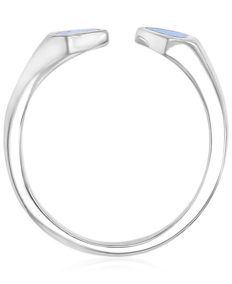Macy's Opal (0.30 ct. t.w.) Ring Sterling Silver
