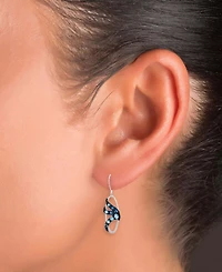 Macy's Diamond Drop Earrings (0.09 ct. t.w.) in Sterling Silver