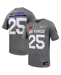 Nike Men's 25 Gray Air Force Falcons Apls Fighting Falcon Collection Football Game Jersey