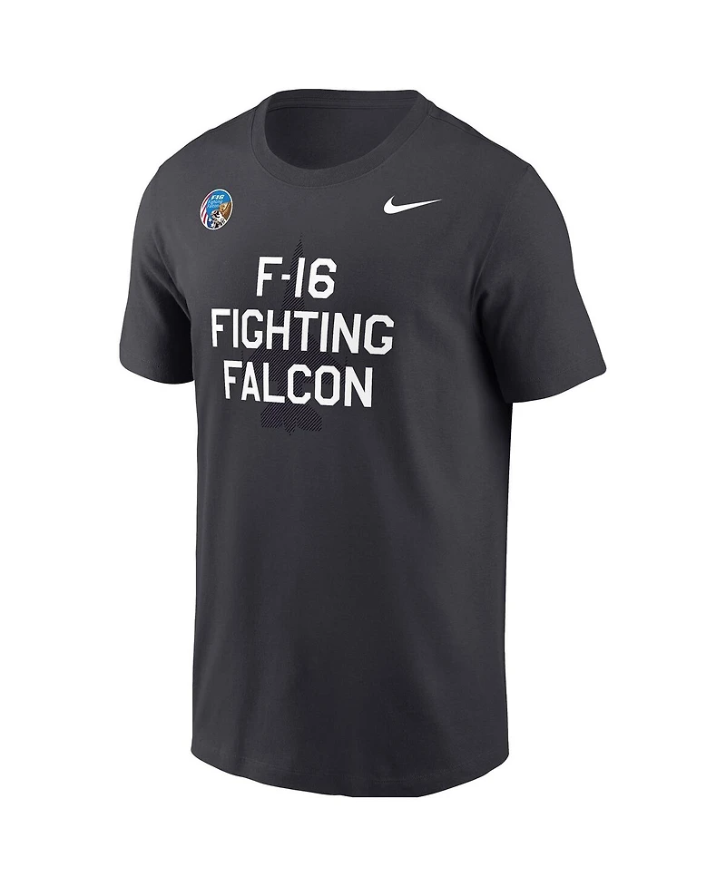 Nike Men's Anthracite Air Force Falcons Apls Fighting Falcon Collection Rivalry T-Shirt