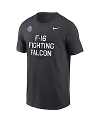 Nike Men's Anthracite Air Force Falcons Apls Fighting Falcon Collection Rivalry T-Shirt