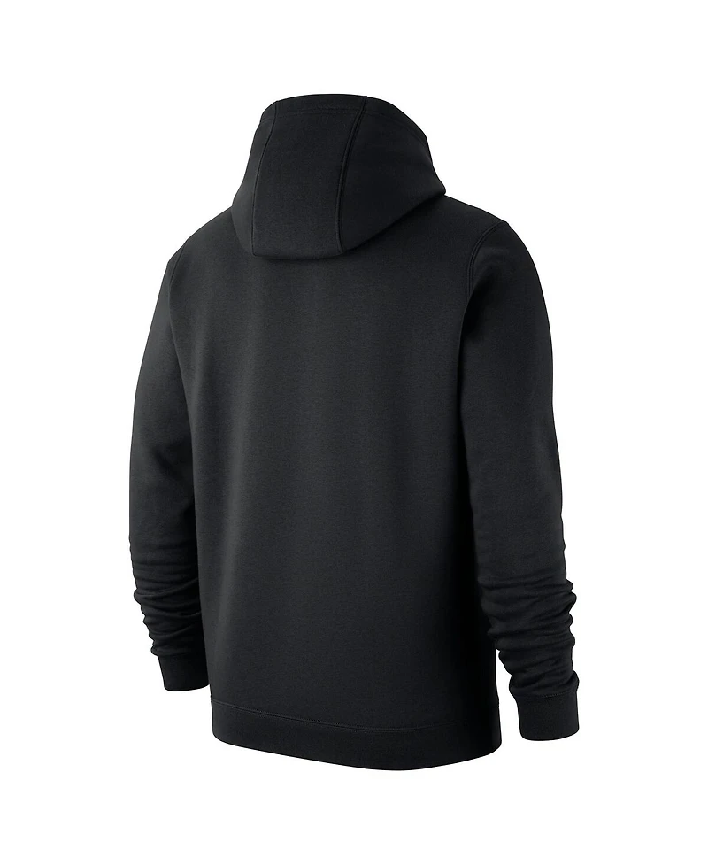 Nike Men's Black Air Force Falcons Apls Fighting Falcon Collection Club Fleece Hoodie