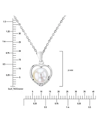 Macy's Cubic Zirconia Necklace (0.14 ct.t.w.) in Sterling Silver