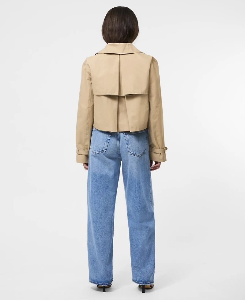 French Connection Women's Cropped Trench Coat