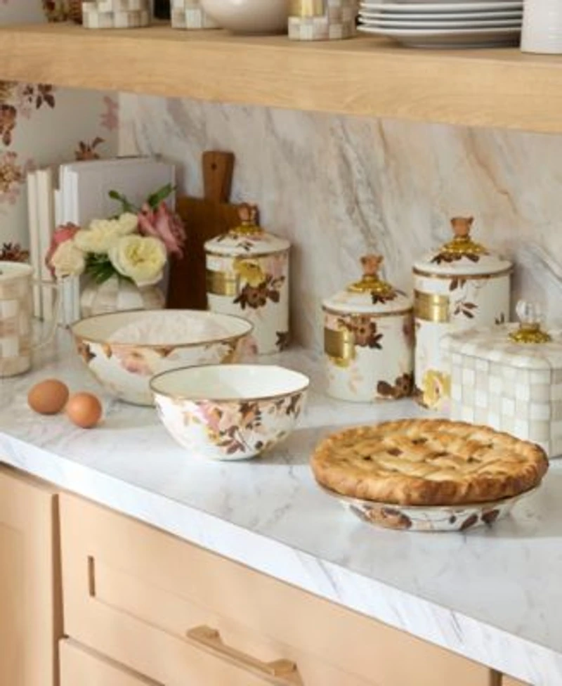 Mackenzie Childs Wild Rose White Collection