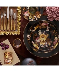 Mackenzie Childs Wild Rose Brown Collection