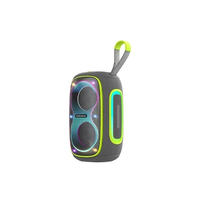 RadioShack 30W Gray and Green Wireless Portable Speaker with Rgb Lights Fm Radio Bluetooth 5.3 4001781