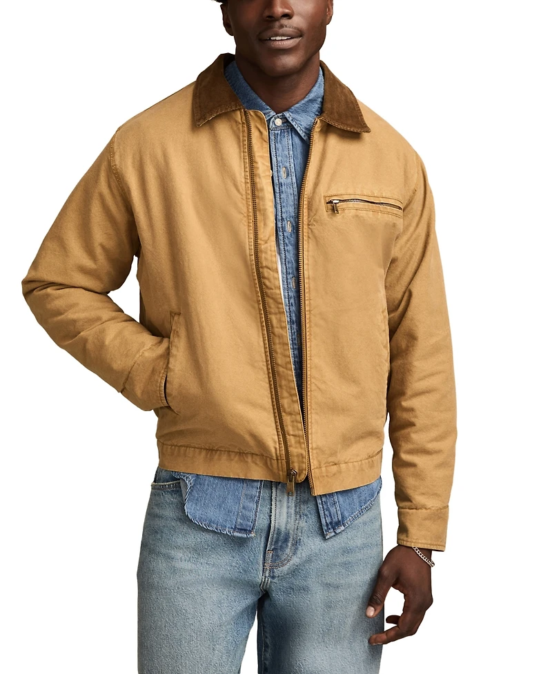 Lucky Brand Men's Canvas Work Long Sleeves Jacket