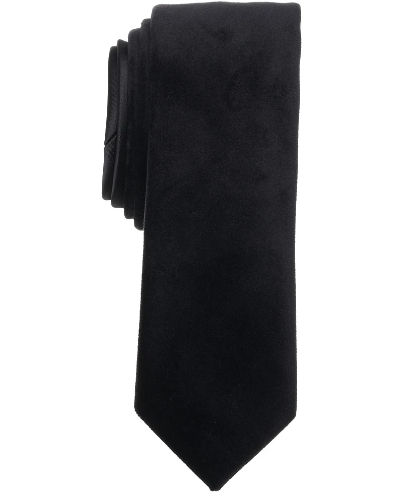Bar Iii Men's Tux Velvet Solid Tie, Macy's Exclusive