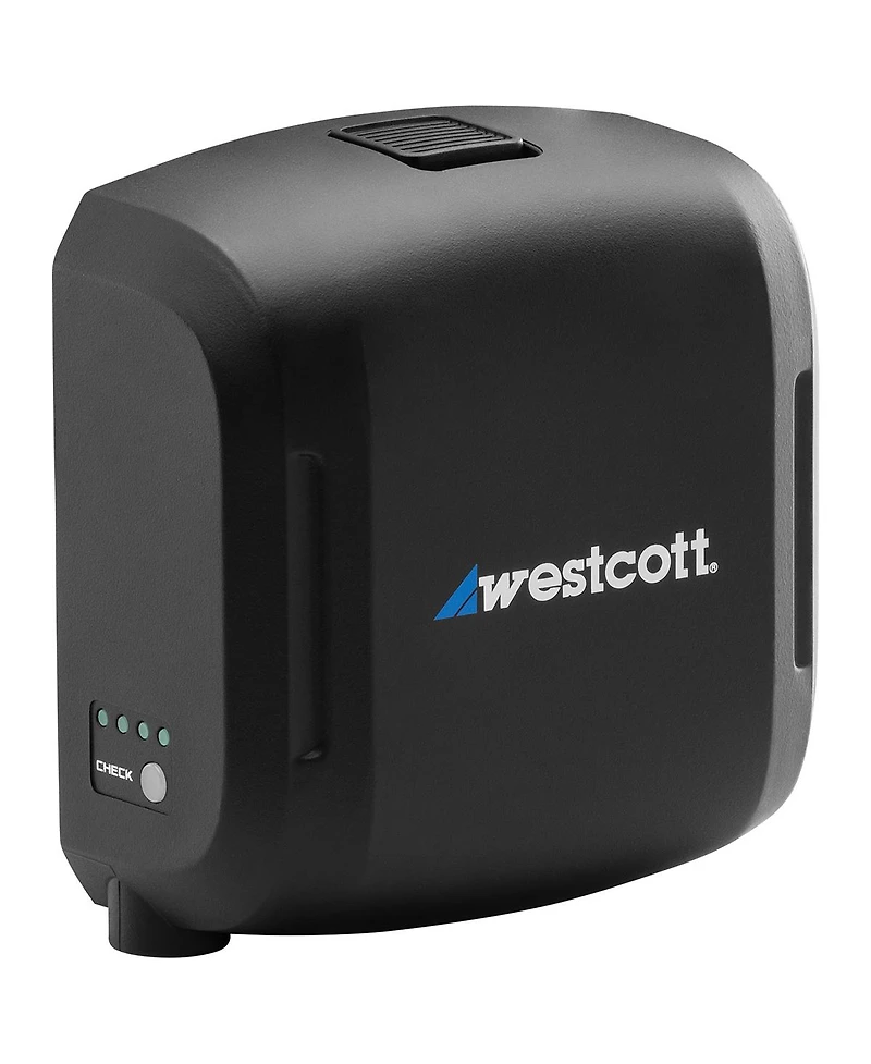 Westcott Fj Pro 74Wh 29.6V 2500mAh Ac/Dc Lithium-Ion Battery and Power Adapter for FJ800 and FJ400 Ii Strobes