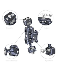 SmallRig Magic Arm with Dual Ball Heads, Arri Locating Screw and 1/4" Screw