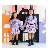 Sweet Wink Little and Big Girls Ghouls Just Wanna Have Fun Halloween Sweatshirt