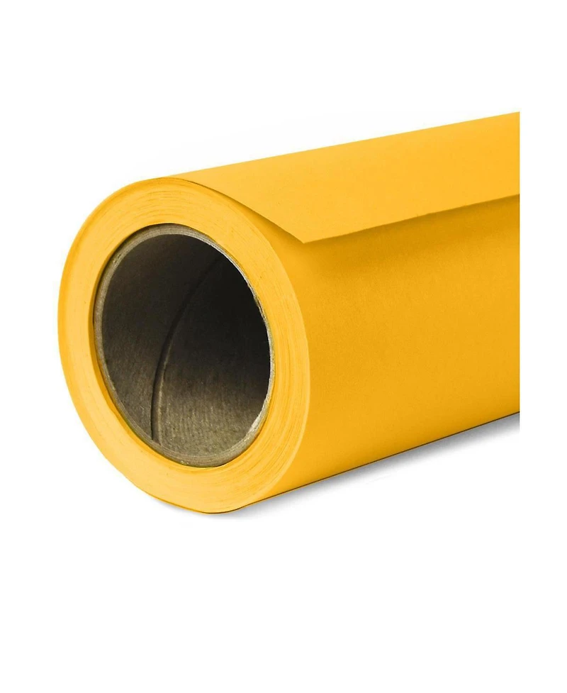 Savage Widetone Seamless Background Paper, 107" wide x 150' Deep Yellow, #71