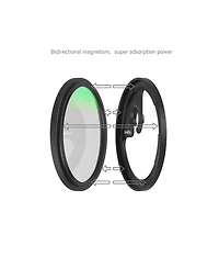SmallRig 52mm MagEase Magnetic 1/4 Effect Black Mist Filter for Smartphone