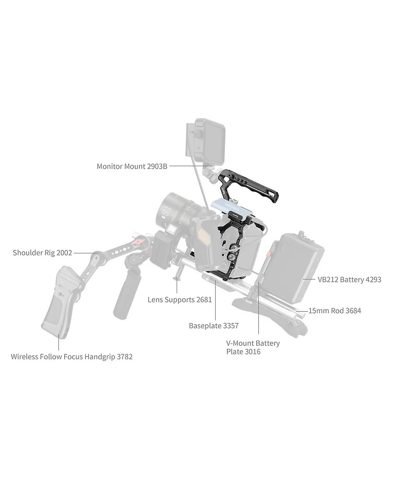 SmallRig SmallRig Basic Cage Kit for Blackmagic Design Cinema 6K