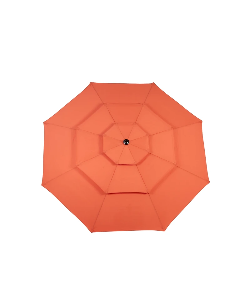 Streamdale 10ft Auto-tilt Aluminum Market Umbrella (Orange, No Base)