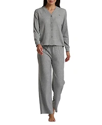 Tommy Hilfiger Women's 2-Piece Long Sleeve Cardigan and Pants Set