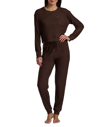 Tommy Hilfiger Women's 2-Piece Long Sleeve Cardigan and Pants Set