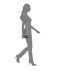 Nina Crystal Handle Lift Lock Clutch