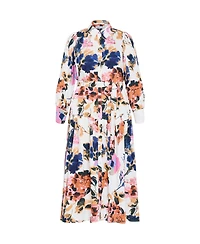 City Chic Women's Ezra Print Maxi Dress