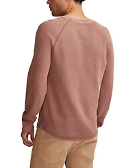 Lucky Brand Men's Birdseye Thermal Henley Long-Sleeve T-Shirt