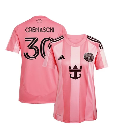 Adidas Women's Benjamin Cremaschi Light Pink Inter Miami Cf 2025 Euforia Replica Player Jersey