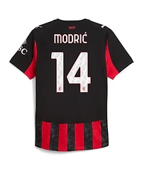 Puma Men's Luka Modric Red Ac Milan 2025/26 Home Authentic Jersey