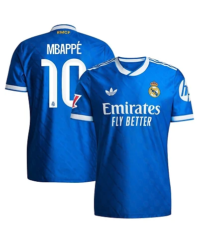 Adidas Men's Kylian Mbappe Blue Real Madrid 2025/26 Third Authentic Player Jersey