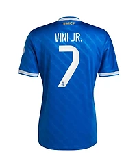 Adidas Men's Vinicius Junior Blue Real Madrid 2025/26 Third Replica Player Jersey