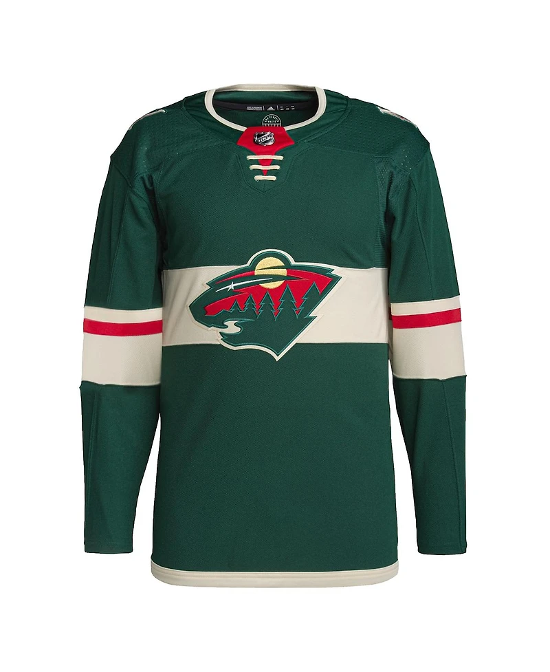 Adidas Men's Green Minnesota Wild Home Primegreen Authentic Jersey