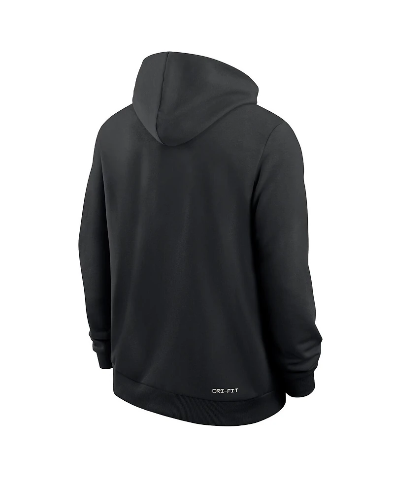 Nike Men's Black Standard Issue Dri-fit Hoodie