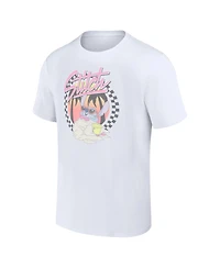 Mad Engine Men's and Women's White Lilo Stitch Sunset T-Shirt