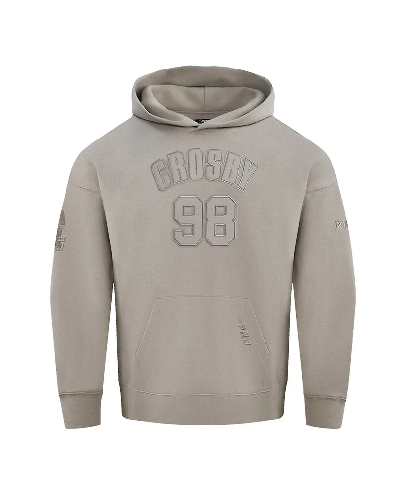 Pro Standard Men's Maxx Crosby Tan Las Vegas Raiders Player Name Number Pullover Hoodie