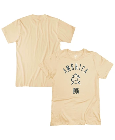 1863FC Men's Tan Club America Team Arch T-Shirt