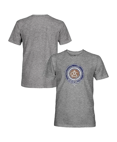 1863FC Men's Heather Gray Atletico de Madrid Tri-Blend T-Shirt