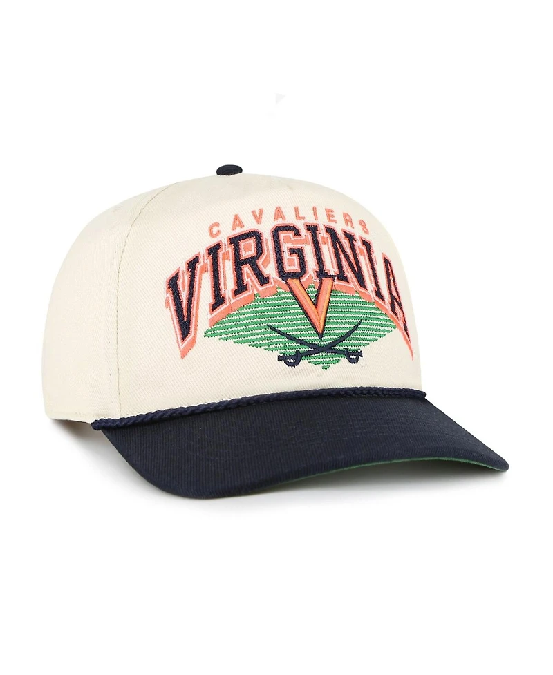 '47 Brand Men's Natural Virginia Cavaliers Pomona Two-Tone Rope Hitch Adjustable Hat