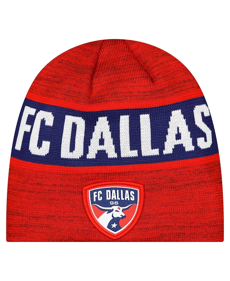 New Era Men's Red Fc Dallas 2025 Kickoff Beanie Hat